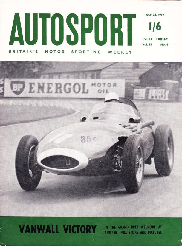 Журнал Autosport 26 июля 1957