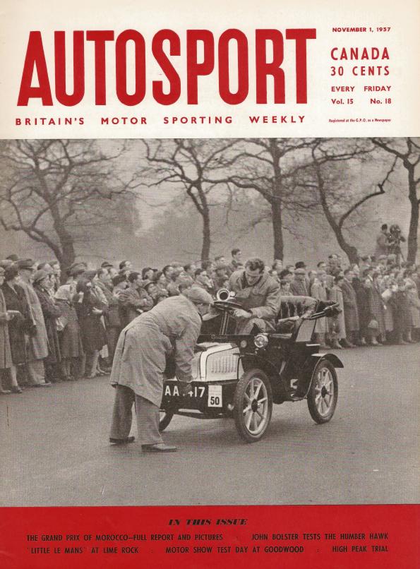 Журнал Autosport 01 ноября 1957