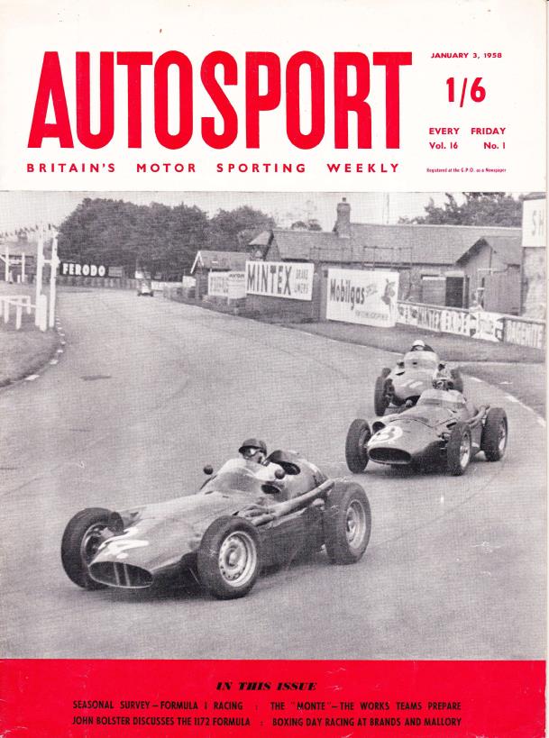 Журнал Autosport 03 января 1958