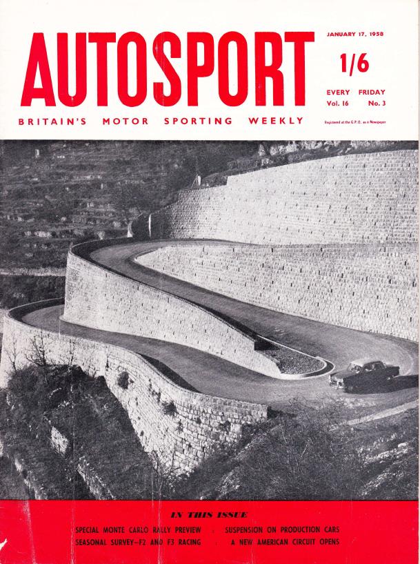 Журнал Autosport 17 января 1958