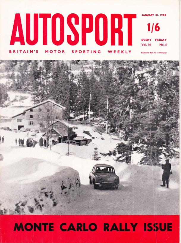 Журнал Autosport 31 января 1958