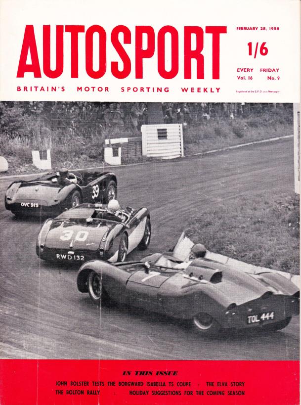 Журнал Autosport 28 февраля 1958