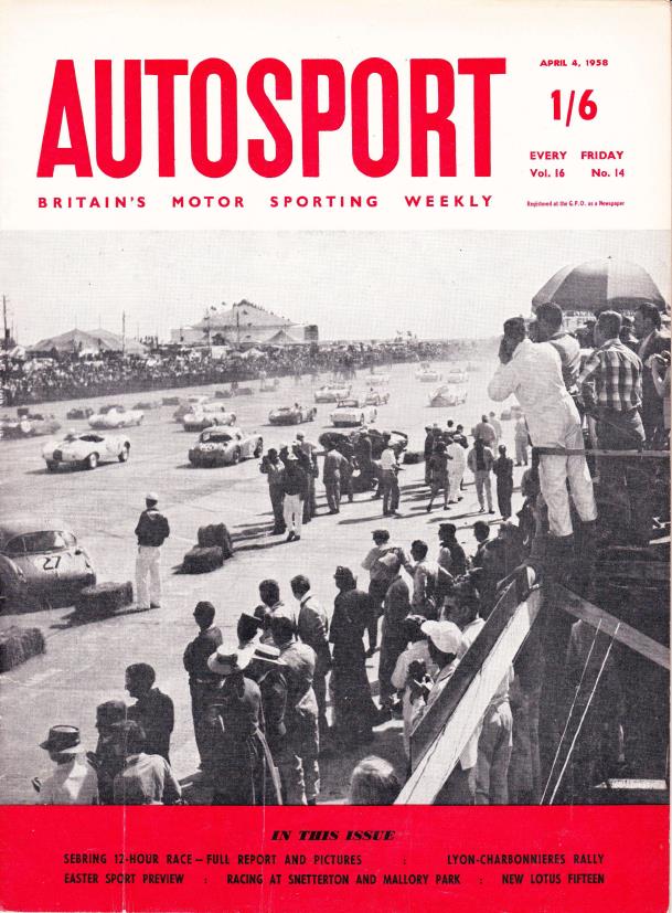 Журнал Autosport 04 апреля 1958