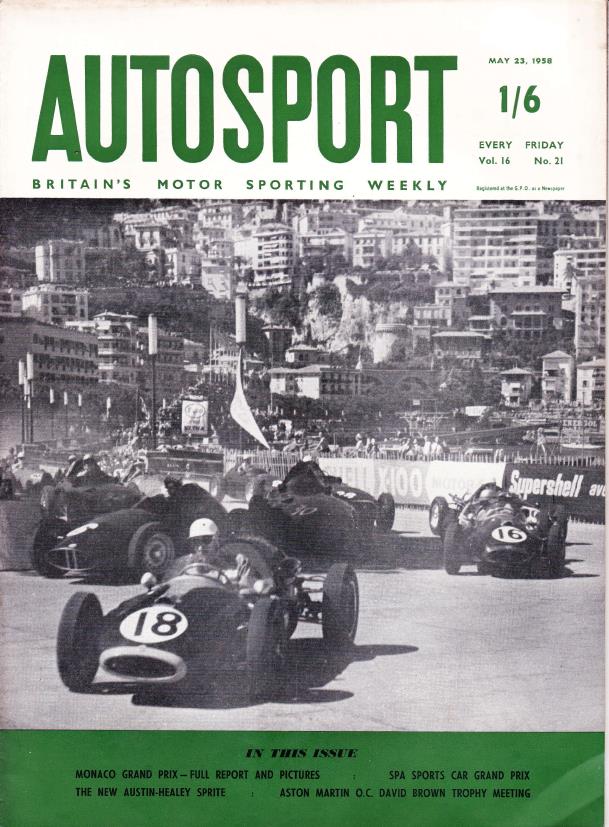 Журнал Autosport 23 мая 1958