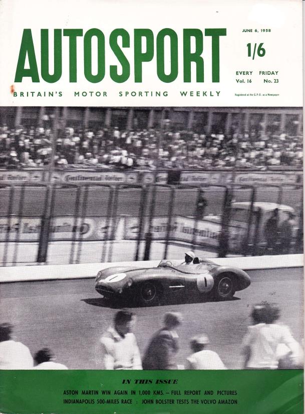 Журнал Autosport 06 июня 1958