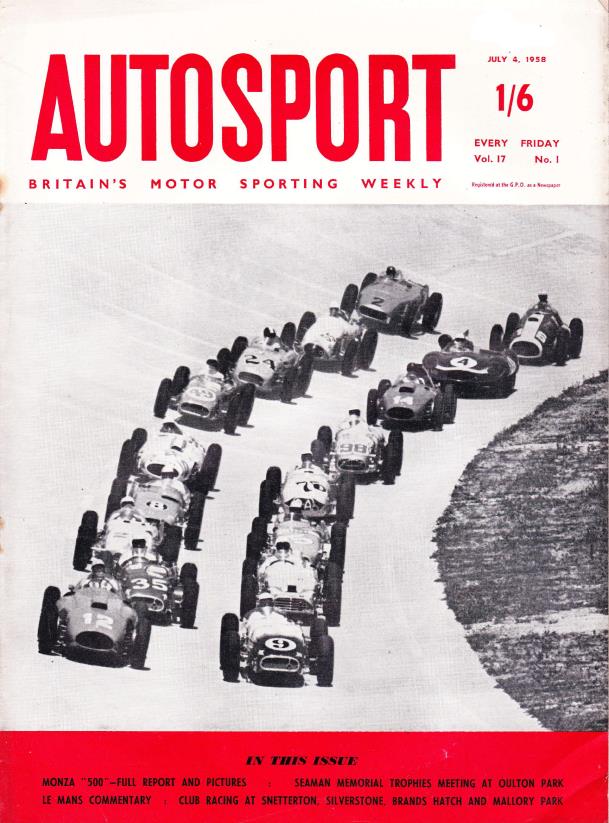 Журнал Autosport 04 июля 1958