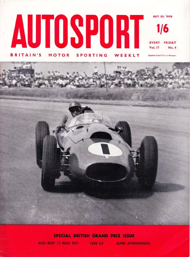 Журнал Autosport 25 июля 1958