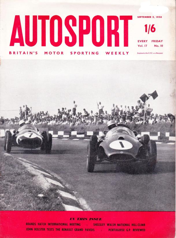 Журнал Autosport 05 сентября 1958