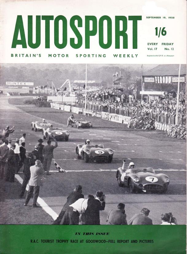 Журнал Autosport 19 сентября 1958
