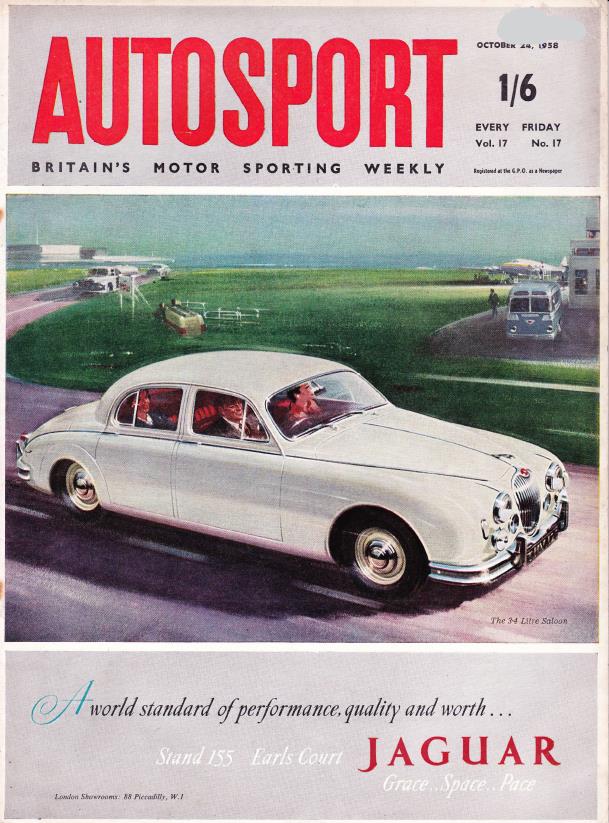 Журнал Autosport 24 октября 1958