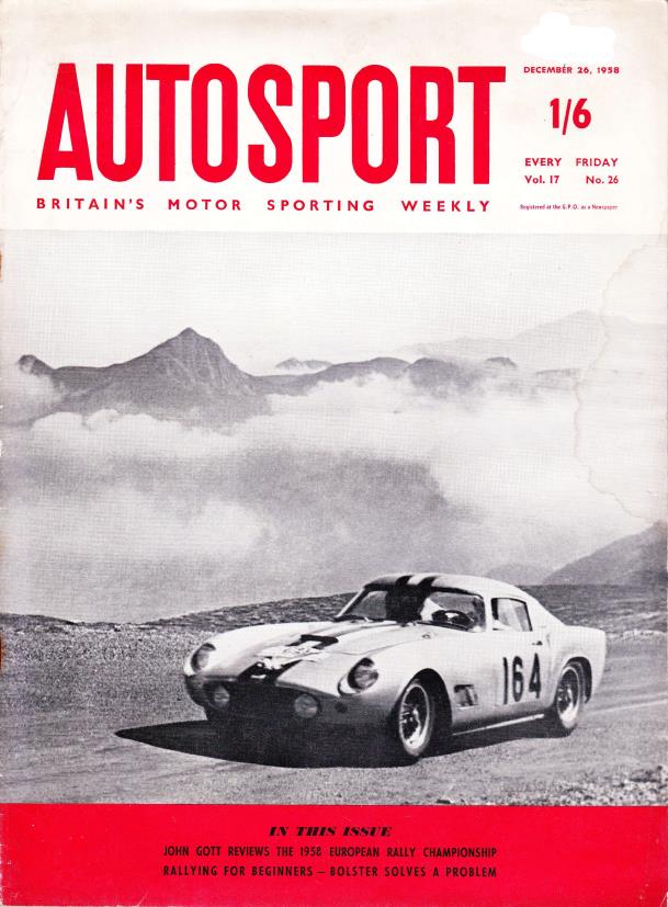 Журнал Autosport 26 декабря 1958