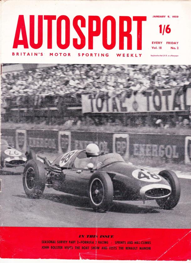 Журнал Autosport 09 января 1959