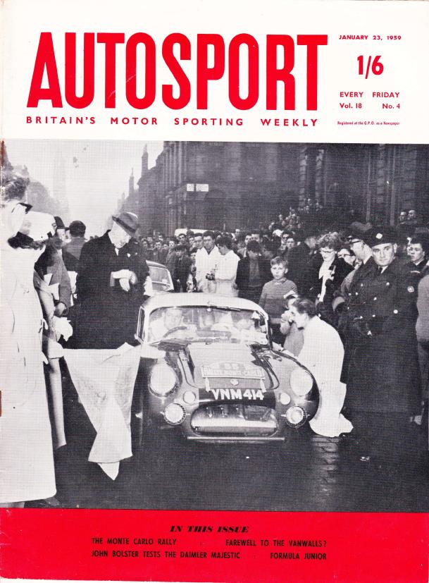 Журнал Autosport 23 января 1959