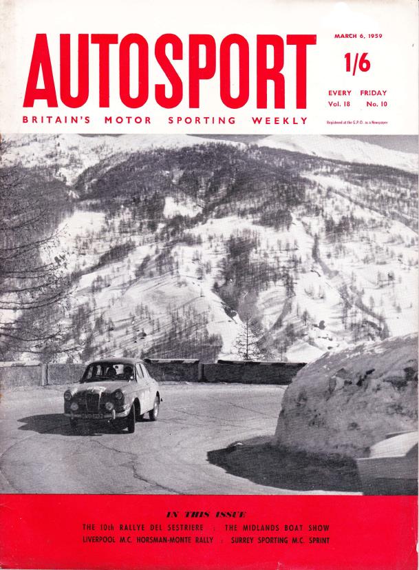 Журнал Autosport 06 марта 1959