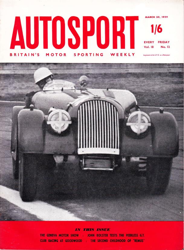 Журнал Autosport 20 марта 1959