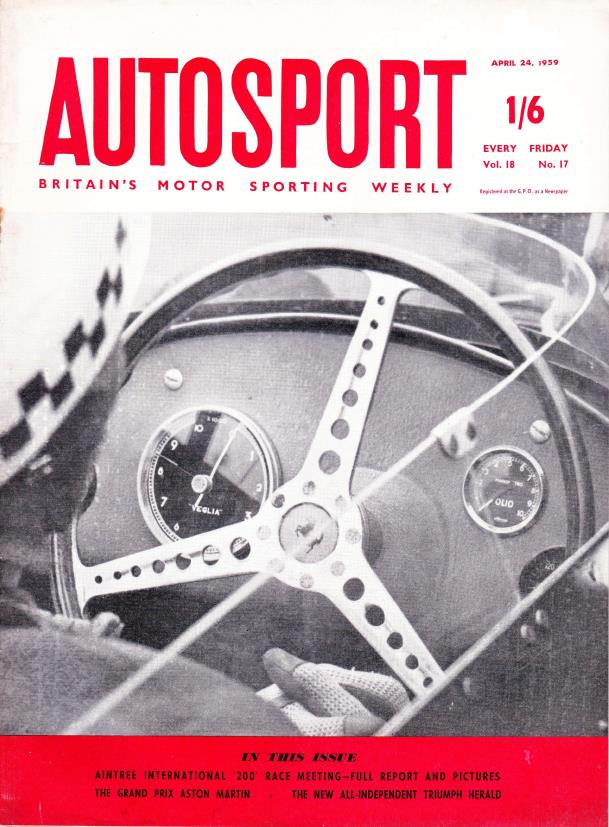 Журнал Autosport 24 апреля 1959