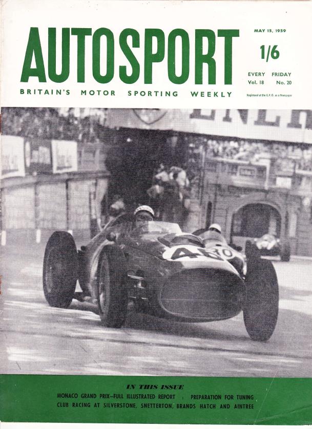 Журнал Autosport 15 мая 1959
