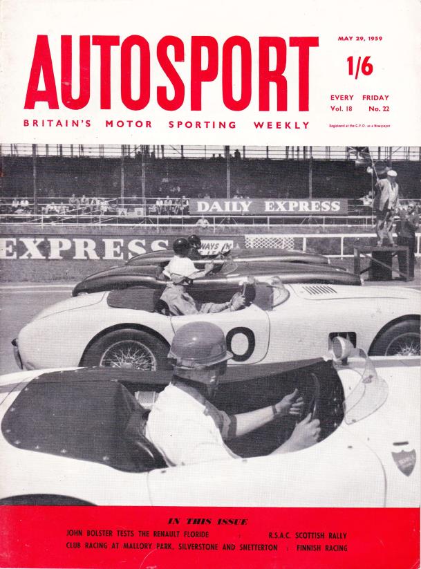 Журнал Autosport 29 мая 1959