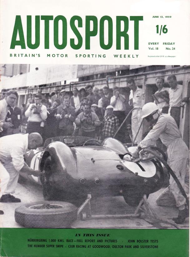 Журнал Autosport 12 июня 1959