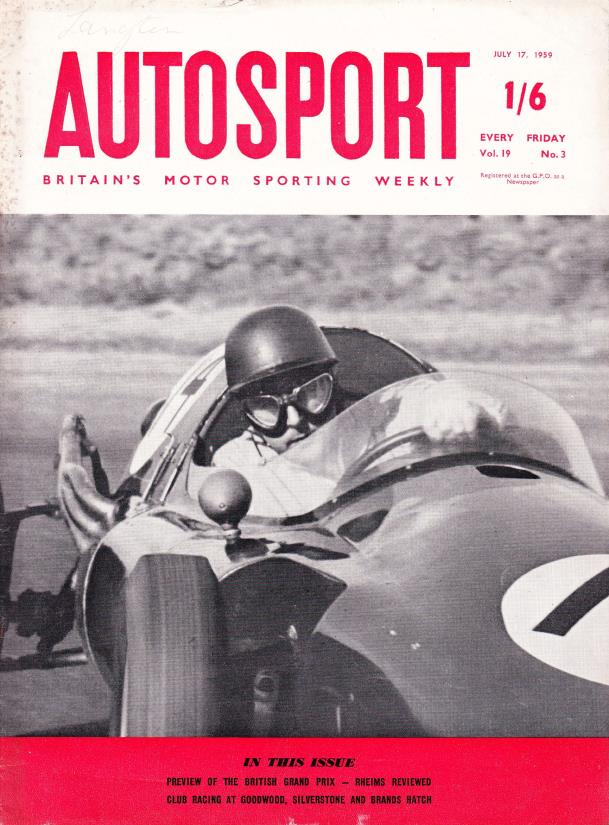 Журнал Autosport 17 июля 1959