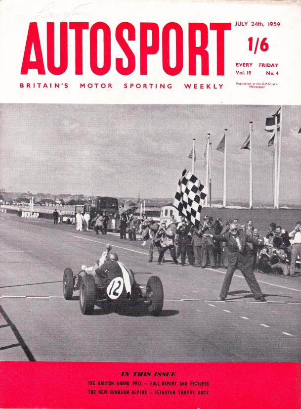 Журнал Autosport 24 июля 1959