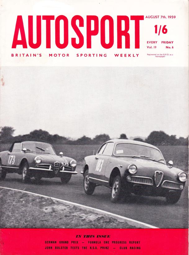 Журнал Autosport 07 августа 1959