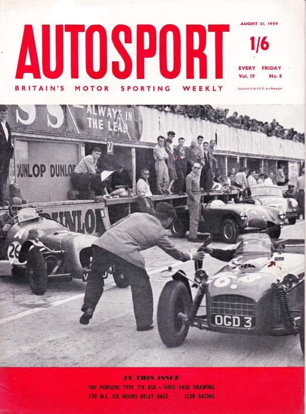Журнал Autosport 21 августа 1959