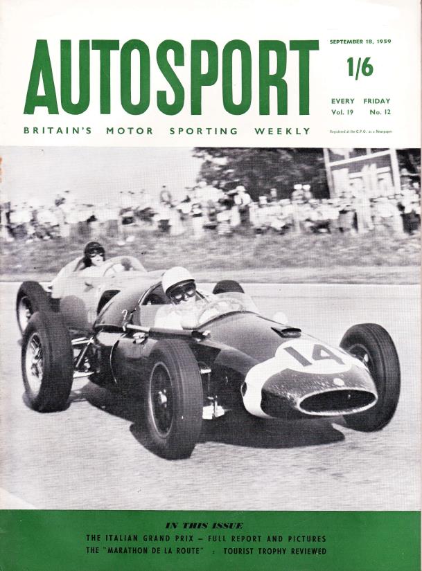 Журнал Autosport 18 сентября 1959