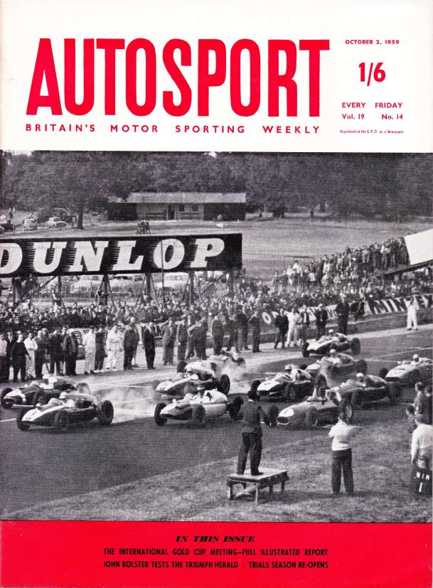 Журнал Autosport 02 октября 1959