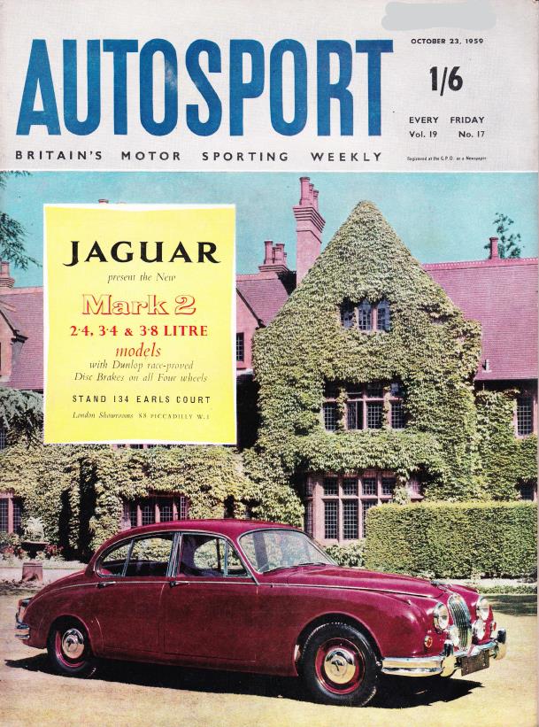 Журнал Autosport 23 октября 1959