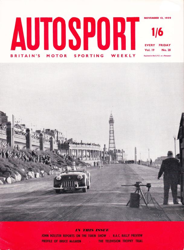 Журнал Autosport 13 ноября 1959