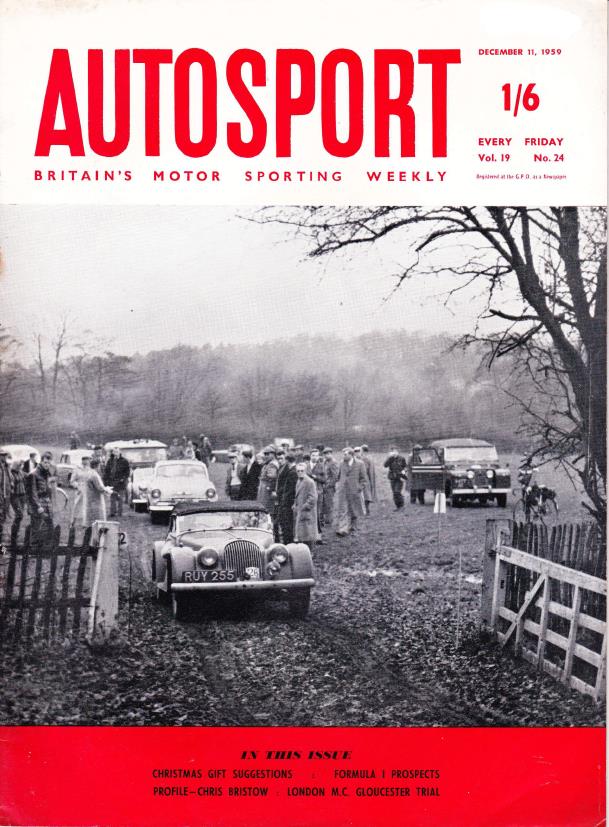 Журнал Autosport 11 декабря 1959