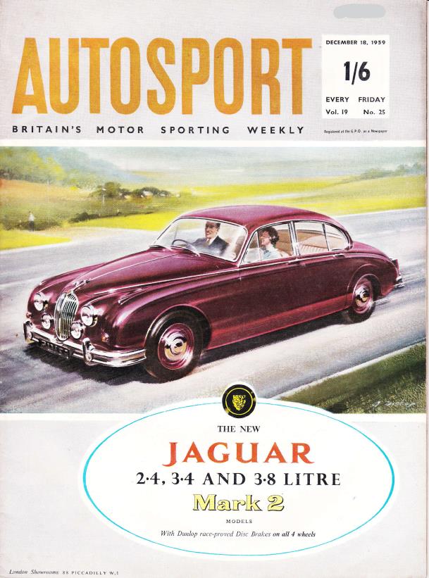 Журнал Autosport 18 декабря 1959