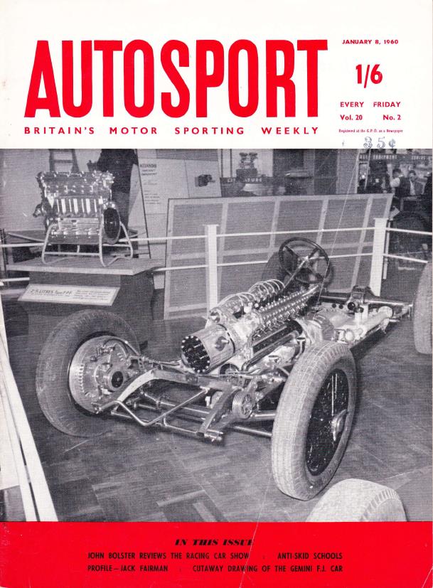 Журнал Autosport 08 января 1960