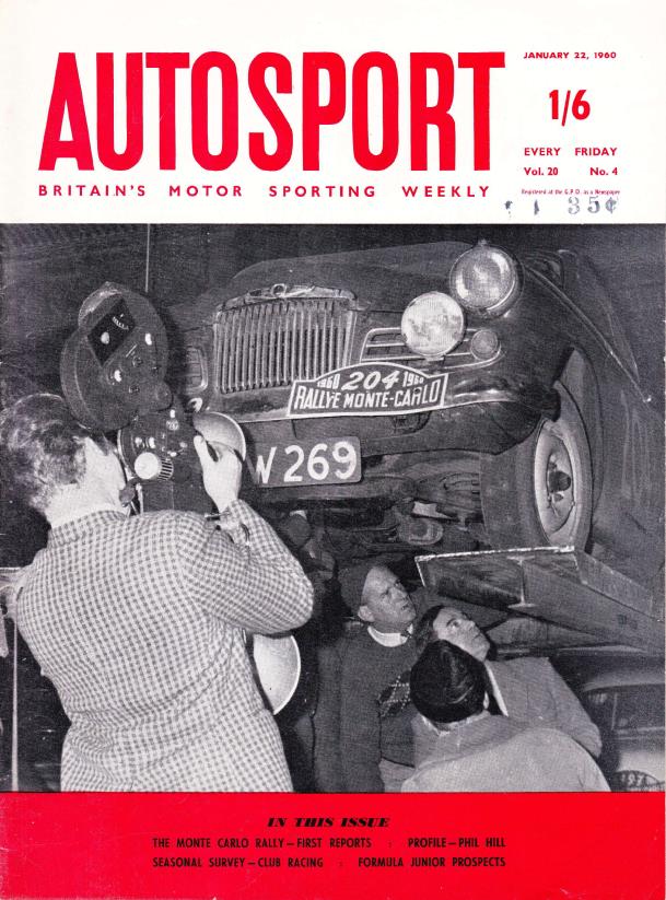 Журнал Autosport 22 января 1960
