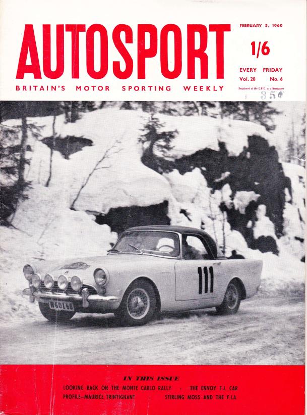 Журнал Autosport 05 февраля 1960