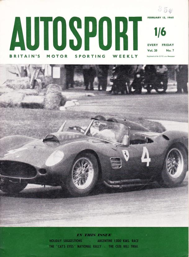 Журнал Autosport 12 февраля 1960