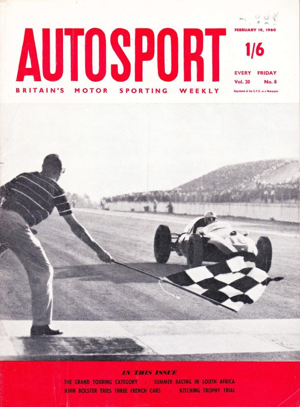 Журнал Autosport 19 февраля 1960