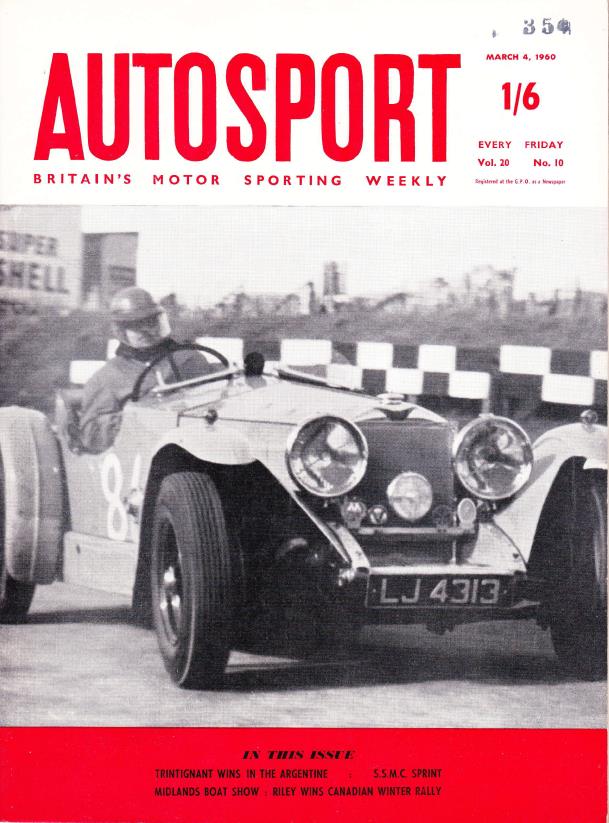 Журнал Autosport 04 марта 1960