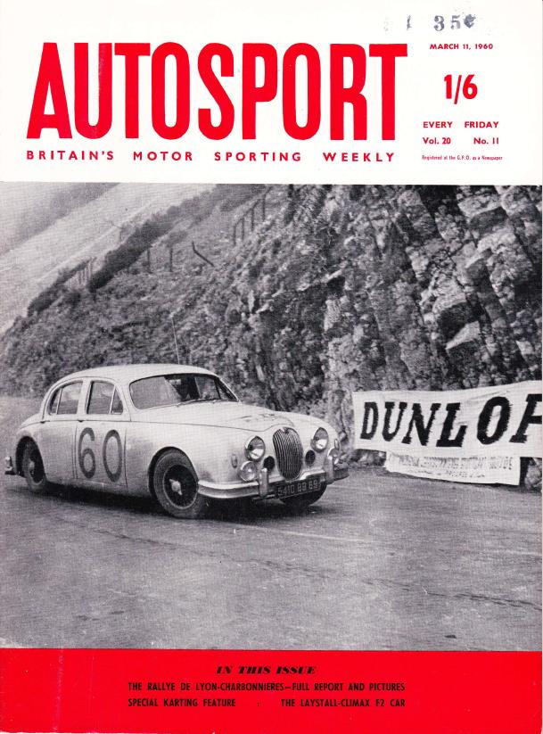 Журнал Autosport 11 марта 1960