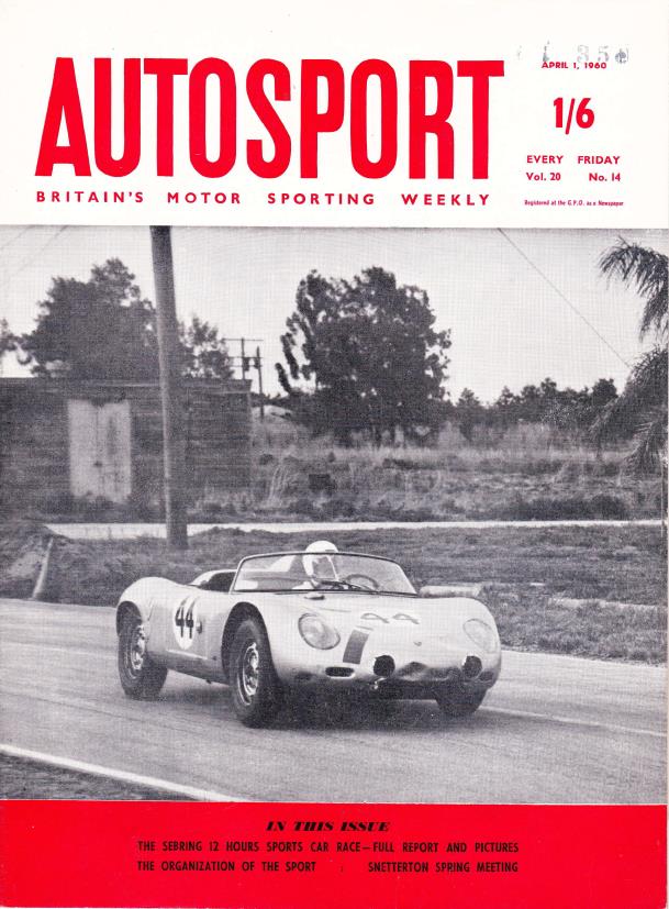Журнал Autosport 01 апреля 1960