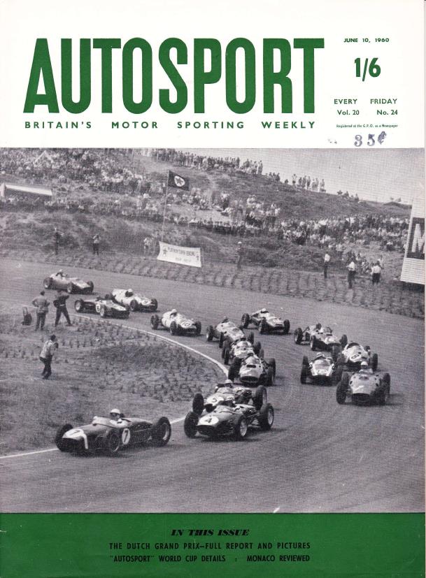 Журнал Autosport 10 июня 1960
