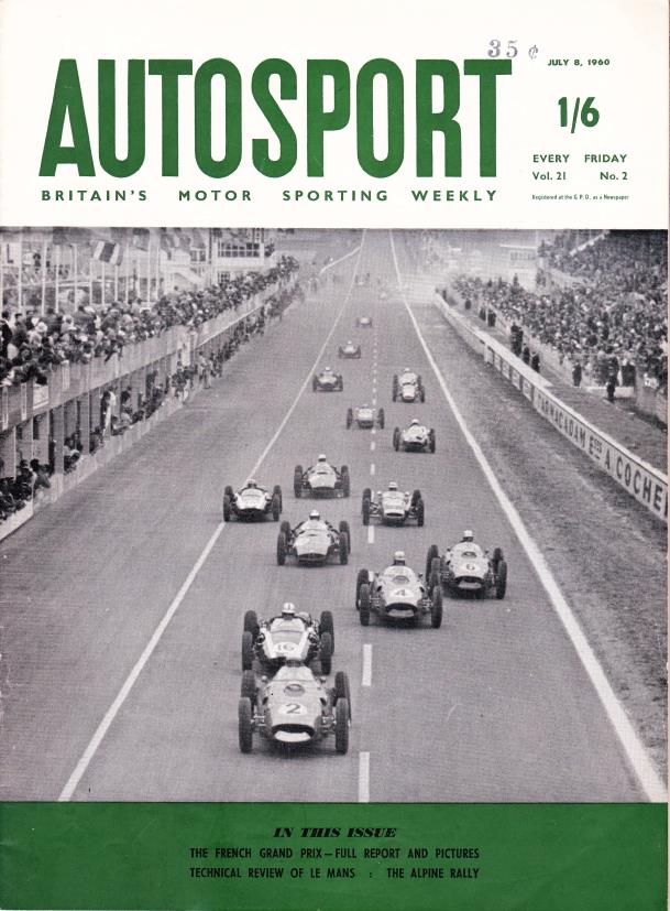 Журнал Autosport 08 июля 1960