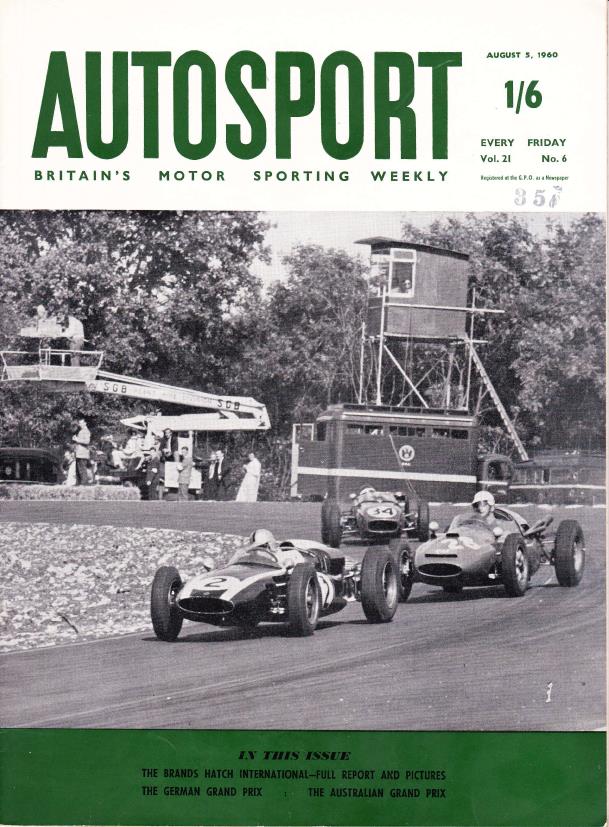 Журнал Autosport 05 августа 1960