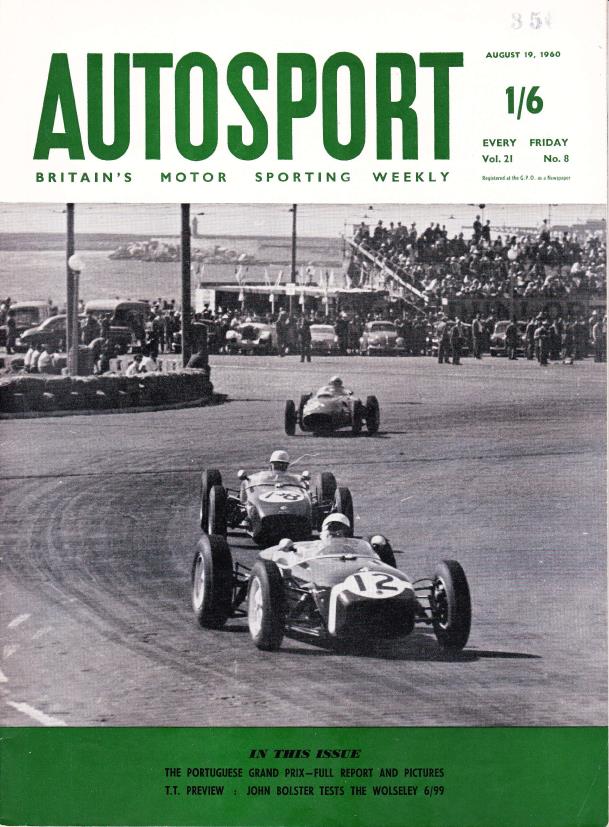 Журнал Autosport 19 августа 1960