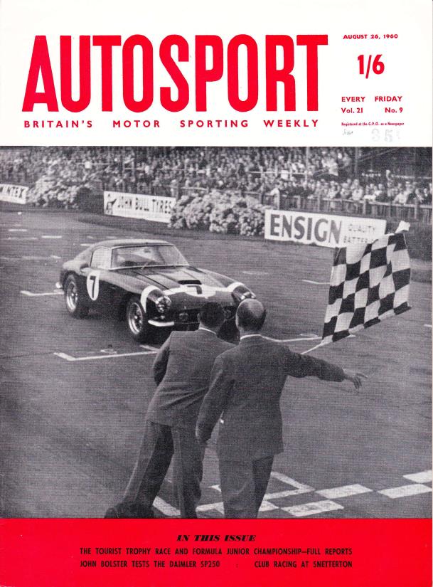 Журнал Autosport 26 августа 1960