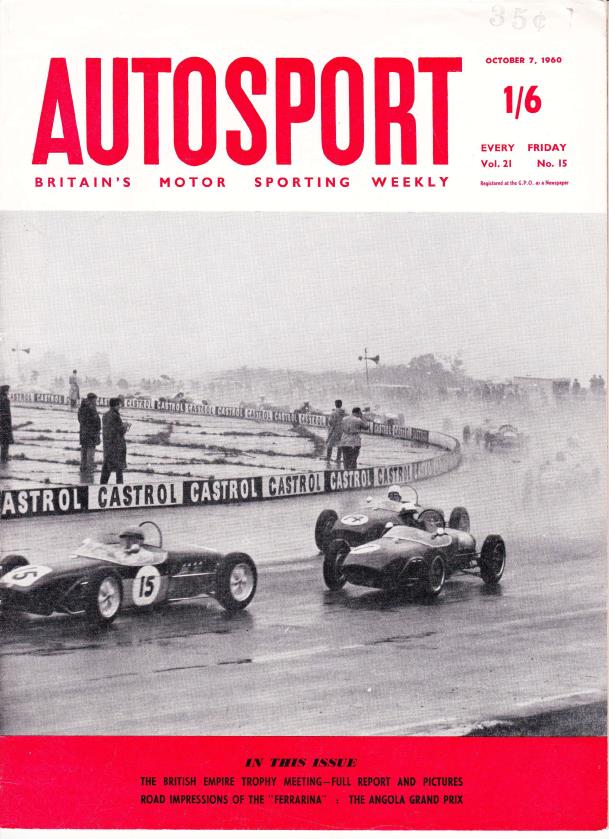 Журнал Autosport 07 октября 1960