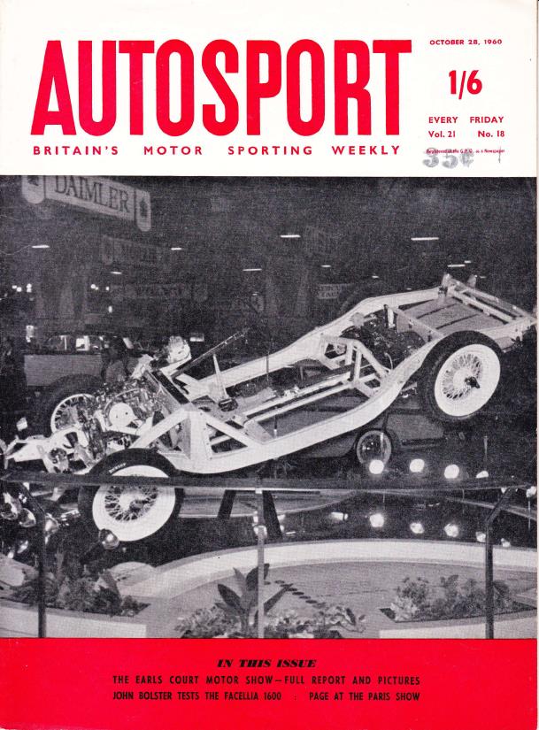 Журнал Autosport 28 октября 1960