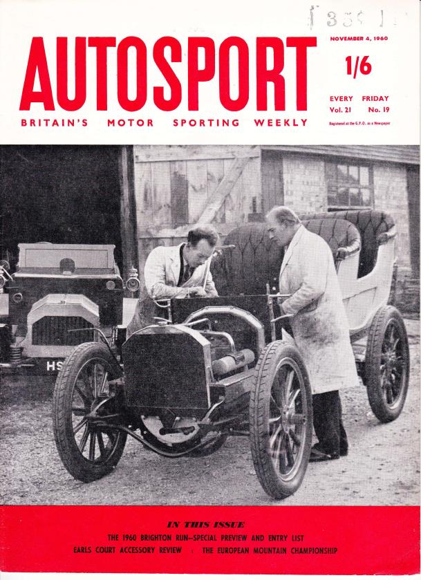 Журнал Autosport 04 ноября 1960