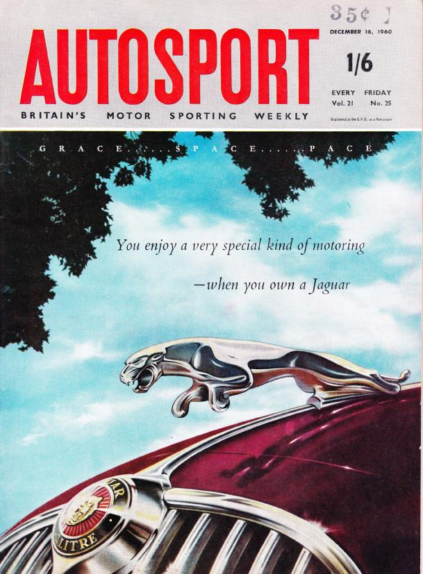 Журнал Autosport 16 декабря 1960